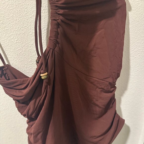 🎀A.L.C. Gabi Asymmetric Top - Brown - Picture 6 of 10